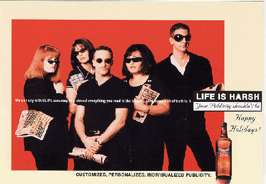 1996 Holiday Card Inside